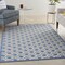 Homeroots 5 x 8 ft. Blue & Gray Indoor & Outdoor Area Rug 385151 - alternate 7